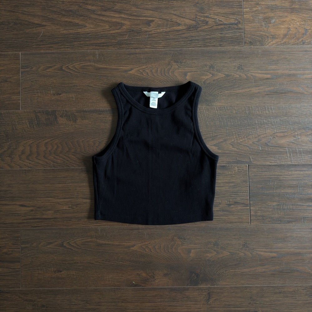 H&M Black Crop Top